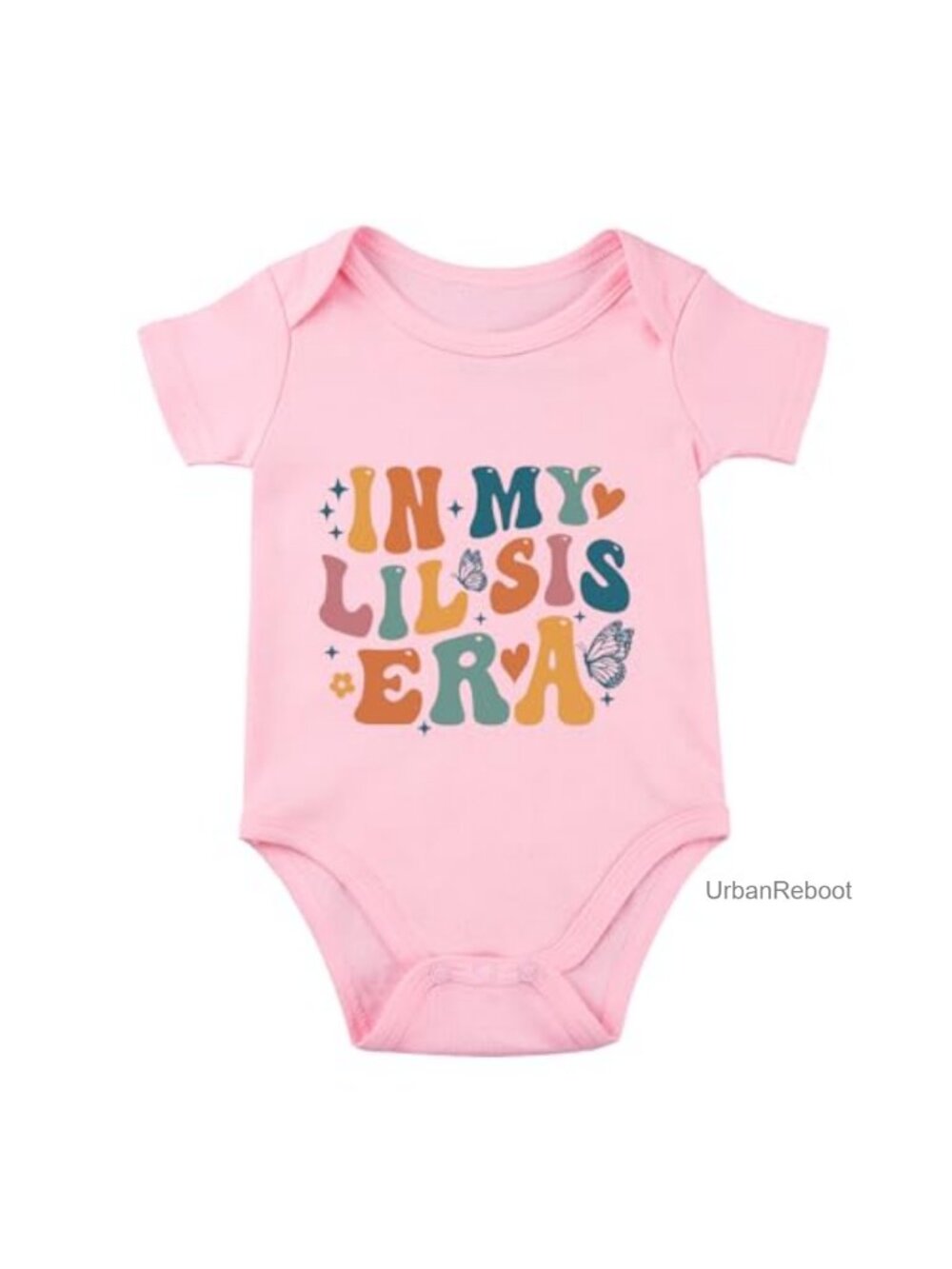 Baby Sister Bodysuit Sibling Romper Cotton Short Sleeve Infant Girl